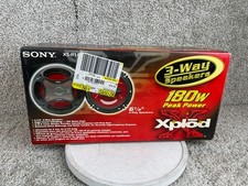 Sony 6 1/2" Xplod 3 Way Speakers XS-R1611 180W Peak HOP Cone Woofer