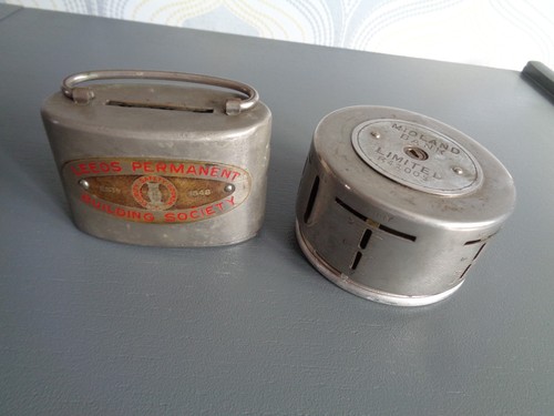 Vintage bank money box savings - vintage,