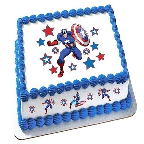 Captain america marvel cake - captain,