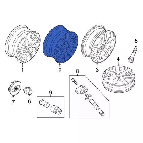 Genuine ford wheel - genuine, alloy