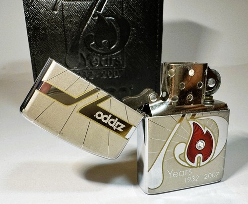 Zippo lighter 75th anniversary - zippo,