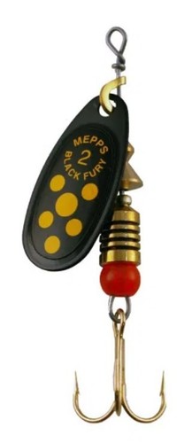 Mepps black fury spinners - black,