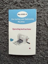 1set White Manual Die Cutting