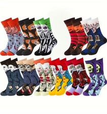 11 x Pairs Horror Socks Mens