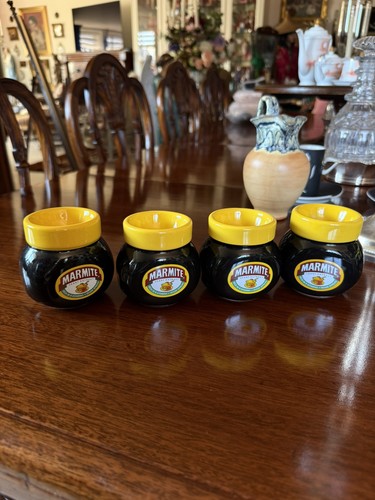 Four marmite egg cups - four,
