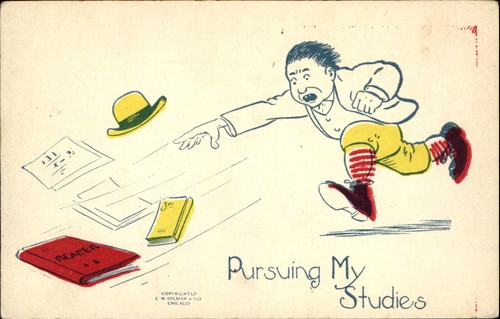 Pursuing studies boy - pursuing, my
