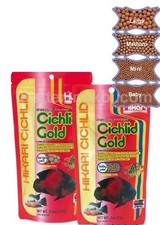 Hikari Cichlid Gold Aquarium Fish Food Floating Sinking Pellet Tropical Diet