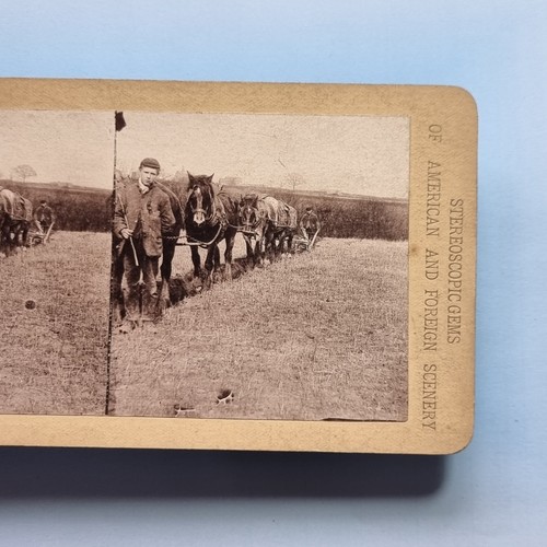 Victorian workers stereoview - victorian,