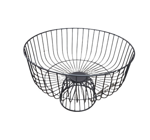 Black wire fruit bowl - wire,
