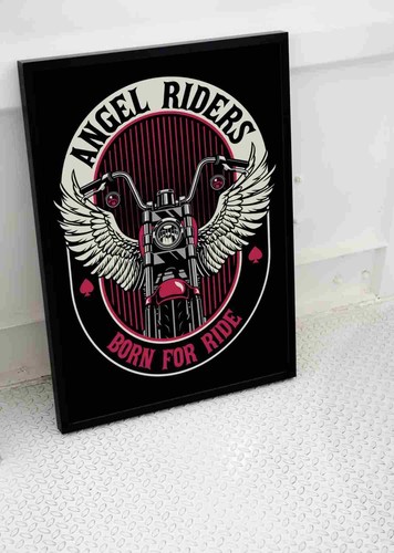 Motorbike hells angels - hells, retro
