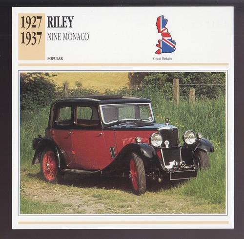 1927 1937 riley - nine, monaco