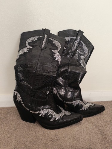 Simmi black snakeskin - black,