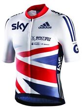 Adidas GB SKY cycling jersey team issue bike top shirt SS - SIZES RUN SMALL