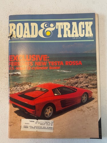 Vintage road track magazine - track,