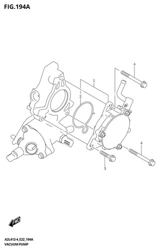 Suzuki genuine vacuum pump - suzuki,