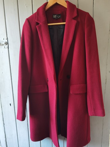 Zara deep red - coat, size