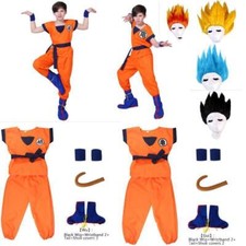 Kids Adult Anime Dragon Ball Z Son GoKu Cosplay Costume Party Outfit Halloween~!