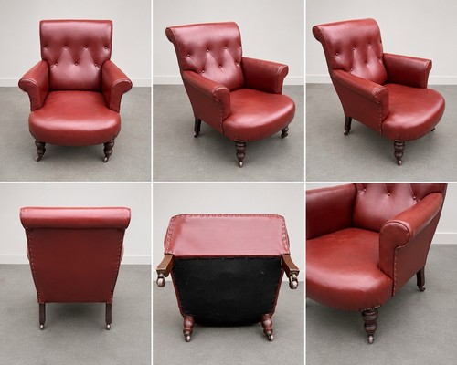 Vintage burgundy leather - vintage,