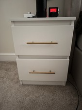 White Bedside Table Nightstand