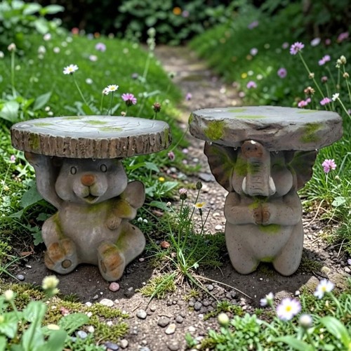 Elephant bear garden table - &,