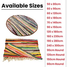 Chindi Rag Rug 100% Recycled