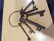 Bunch of  six old keys made to