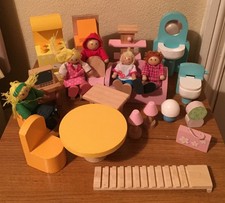 Vintage Wooden Doll House