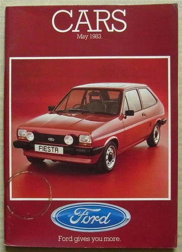 Ford car range sales brochure - range,