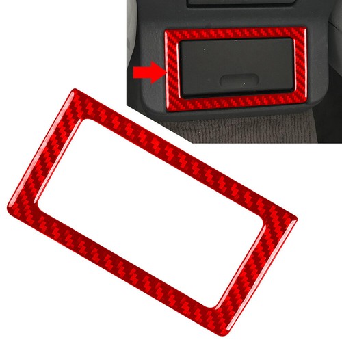 Carbon fiber red rear storage - red,