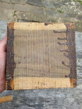 Genuine 2 Tone Lignum Vitae Bowl Blank-Prime Grade Cut with sapwood