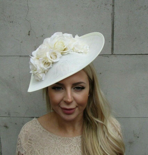 Large cream rose - large,