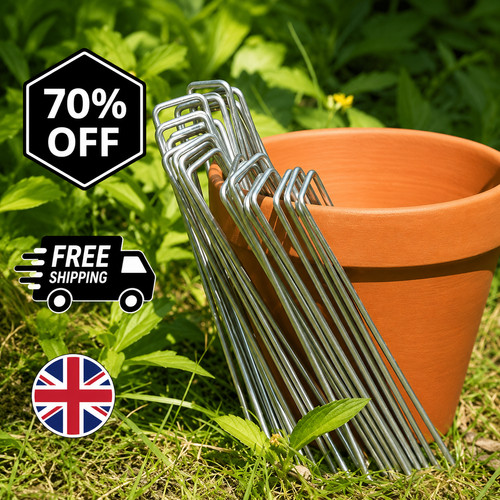 Metal shaped turf pin ground - metal,