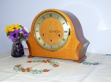 SMITHS  ANTIQUE ART DECO (OVERHAULED) WESTMINSTER CHIME MANTEL CLOCK, 1955.