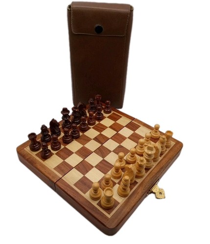 Vintage magnetic travel chess - vintage,