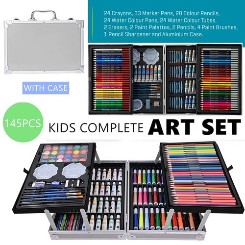 145pc silver art case - silver,