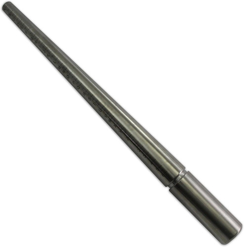 Steel ring mandrel sizer stick - steel,