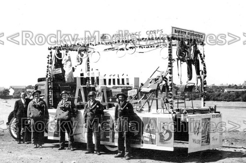 Azc ambulance corps float - ambulance,