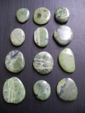 Nephrite Jade Palmstone Crystal Good Luck Healing Small Cabochon Fortune Gift