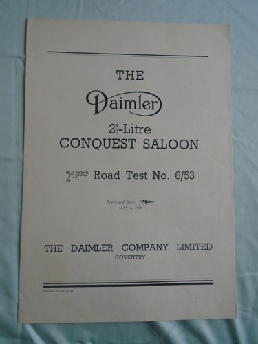 Daimler litre conquest - 2,
