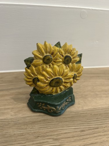 Vintage cast iron sunflower - vintage,