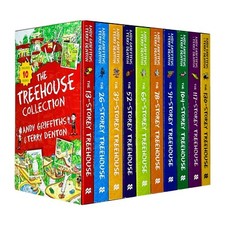 The Treehouse Storey Books 1-10 Collection Set by Andy Griffiths & Terry Denton