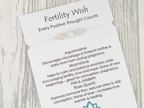 Fertility wish bracelet - fertility,