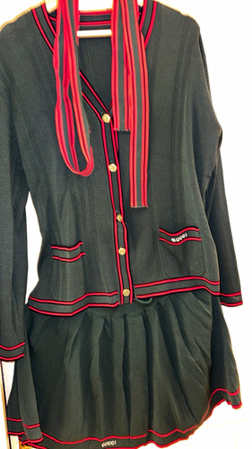 Gucci women green red knit - gucci,
