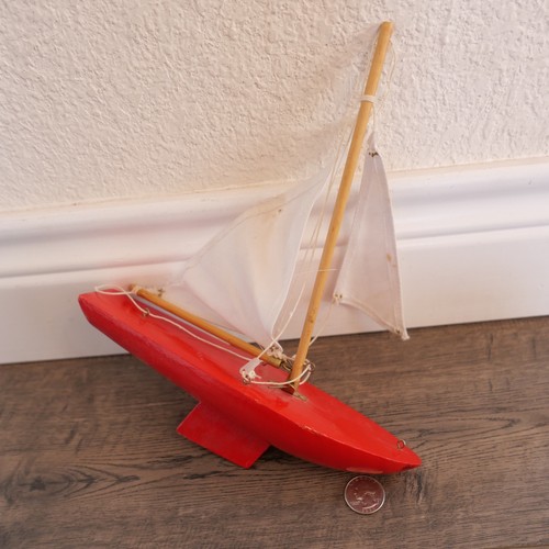 Vintage model sailboat yacht - sailboat,