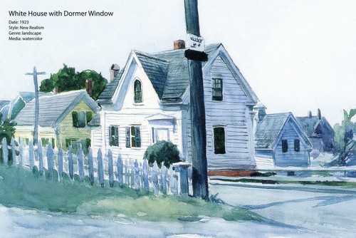 White house with - house, dormer