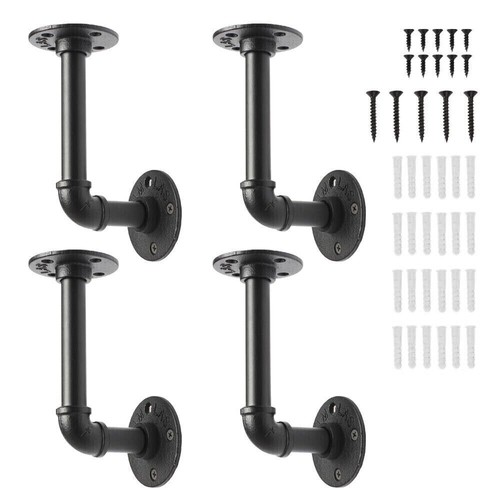 Pipe shelf brackets - shelf,