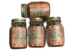 Bormioli Rocco Quattro Stagioni set of 4 Clear Airtight Mason Jars 17oz with Lid