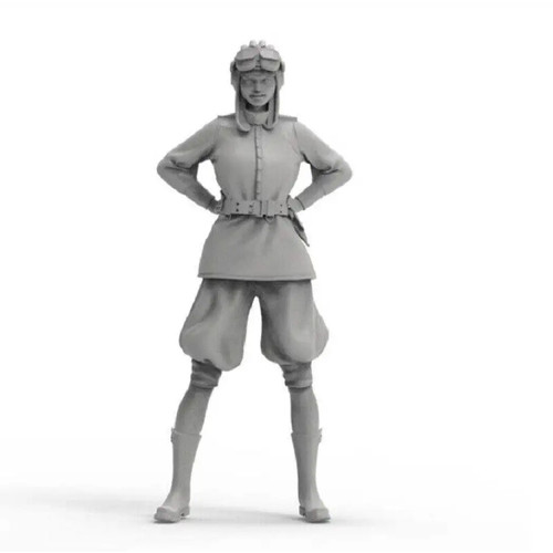 Resin model kit girl - 1/35,