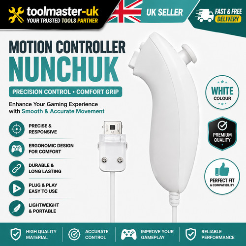 New white nunchuck nunchuk - nunchuck,