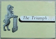 TRIUMPH RENOWN SALOON Car